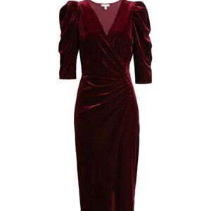 Velvet Midi Cocktail Dress